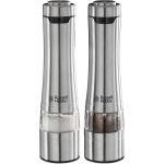 Russell Hobbs Battery Powered Salt and Pepper Grinders 23460-56 - Stainless Steel and Silver