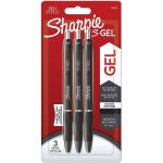 Sharpie S-Gel | Gel Pens | Medium Point (0.7mm) | Black Ink | 3 Count