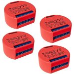 Shelly 1 One PM Relay Switch, WiFi Smart Home Automation, Compatible With Alexa & Google Home, iOS Android App, No Hub Required,