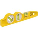 Stabila 25245 - Die Cast Magnetic Torpedo with 45 degree vial and V-groove frame