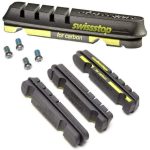 SwissStop Flash Evo Replacement pads for carbon rims Shimano- Black Prince- Pack of 4