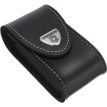 VICTORINOX BLACK LEATHER BELT POUCH (5-8 LAYER)