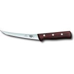 Victorinox-Swiss-Army-Cutlery Rosewood Curved Boning Knife, Semi-Stiff Blade, 6-Inch