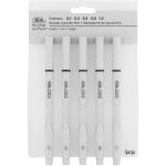 Winsor & Newton Fineliner Fine Point Pen, Assorted, Set of 3, Sepia 3 Count